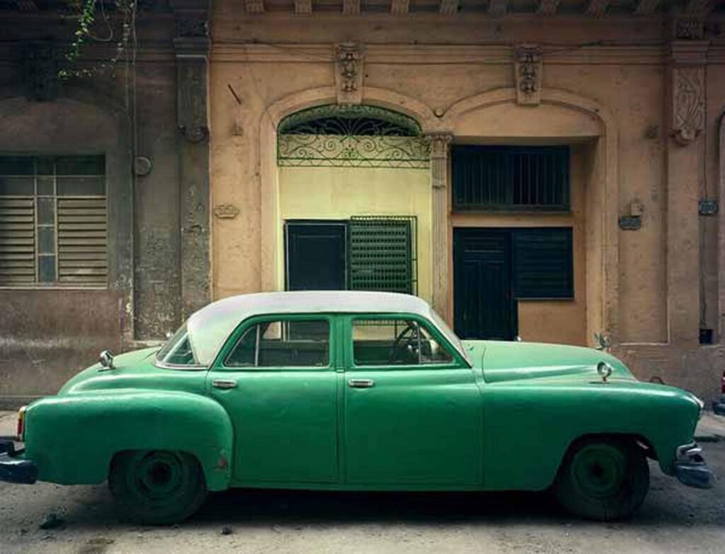 Robert Polidori, Green Car, Cuba